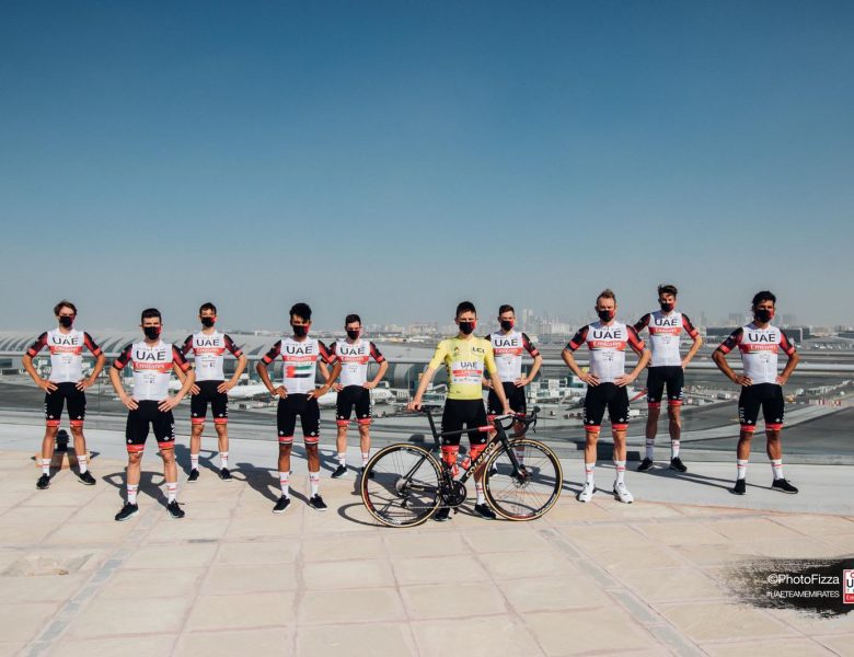 UAE Team Emirates primeira equipa vacinada
