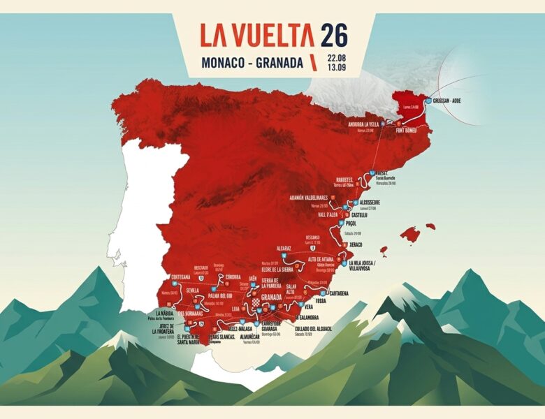 Vuelta a Espanha 2026 – Guia com as etapas, os inscritos, datas, horários e transmissões