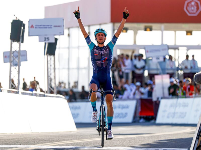 UAE Tour | Antonio Tiberi dá a surpresa em Jabel Mobrah