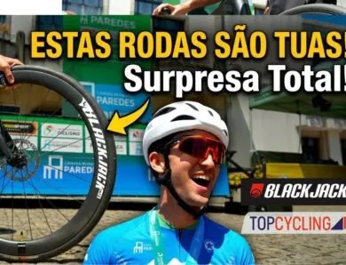 Transformámos a bicicleta de um ciclista com umas Blackjack Wheels TR 21 sem ele saber